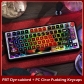 Who is the Spy 104+18 Clear PC+PBT Dye-subbed Pudding Jelly Keycaps Set MSA Profile Mechanical Keyboard